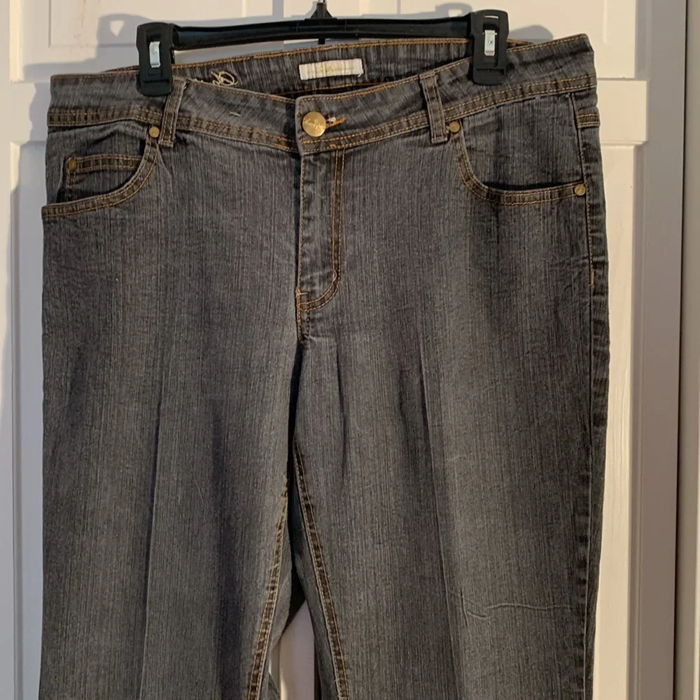 South Pole Gray Flare Wide Leg Jeans